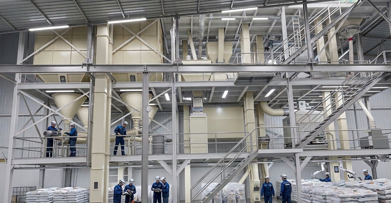 Advanced feed processing machinery